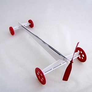 Rubber band; Propeller driven vehicle construction kit. Pair (TS0004)