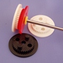 Pulley: Nylon two part 20 mm diameter with central hole of 4.00mm. Pk/10 (TS0203)