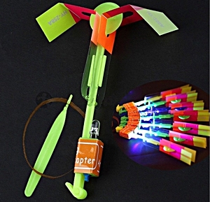 Flying Umbrella (LED helicopter toy) Pk/10 TS0228