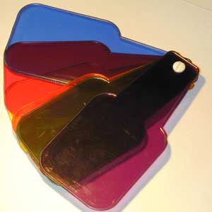 Colour paddles: set of 6 colours  (TS0623)