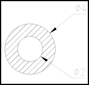 Carbon Fibre tube (Filament Wound) 1000 x 3.0 OD x 2.0mm ID (TS2230)